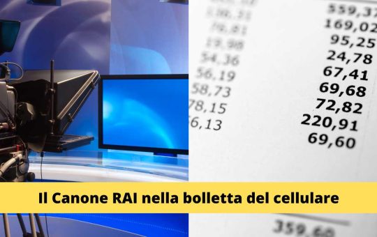 Canone RAI Bolletta