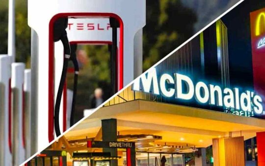 mc Donald's e tesla